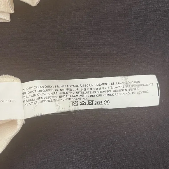 Audrey Hepburn Moon River Cream Satin Pleated Belted Midi Skirt - Picture 13 of 14